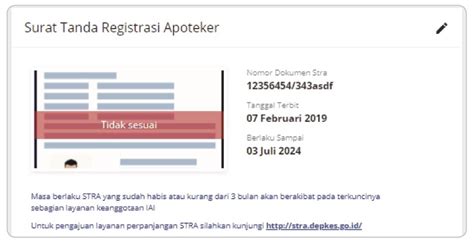 Detail Surat Tanda Registrasi Apoteker Koleksi Nomer 44