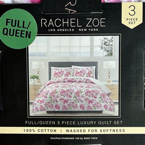 Rachel Zoe Bedding Rachel Zoe Spring Floral Luxury Fullqueen Cotton