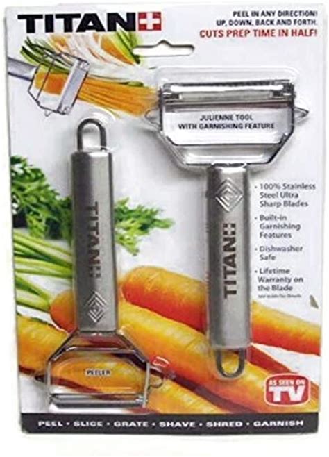 Amazon Titan Peeler Stainless Steel Blade Vegetable Peeler