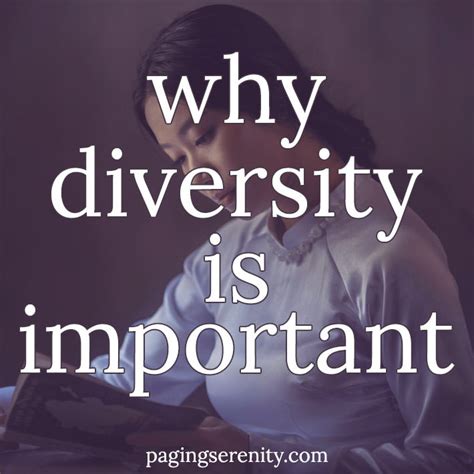 Why Diversity Is Important Paging Serenity