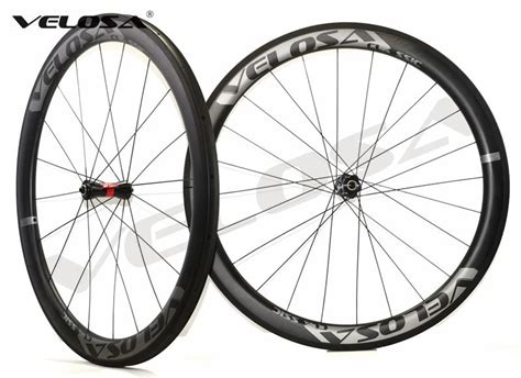 Velosa RAS 50 Racefiets 700C Carbon Wielen 50mm Clincher Buisvormige