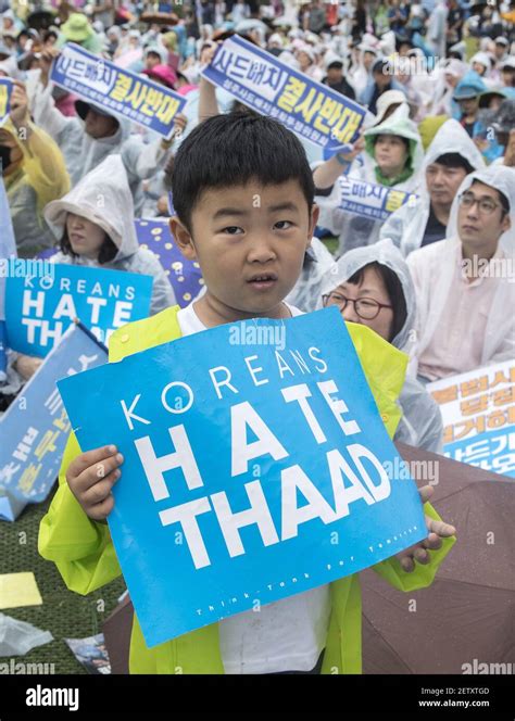 June Seoul South Korea South Korean Protesters Rally