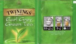 Vásárlás TWININGS Earl Grey Zöld Tea 25 Filter Tea gyógytea árak