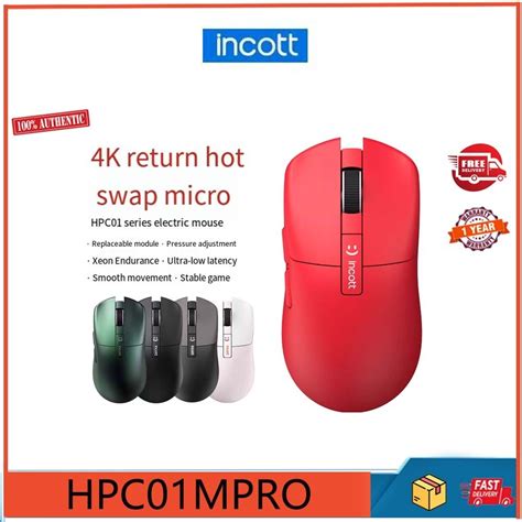Ironcat HPC01MPRO Three Mode E Sports Mouse PAW3395 RGB 4K Rate Of Return Micro Hot Plug