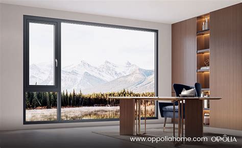 Aluminium Joinery Double Glazed Glass Window Oppolia