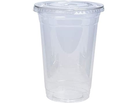 Clear Plastic Cups And Lids 20oz 100sets