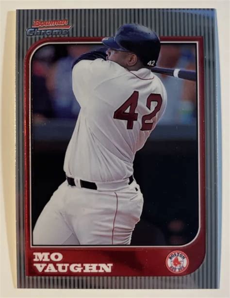 Carte De Baseball 1997 Bowman Chrome 93 Mo Vaughn Boston Red Sox Eur 1