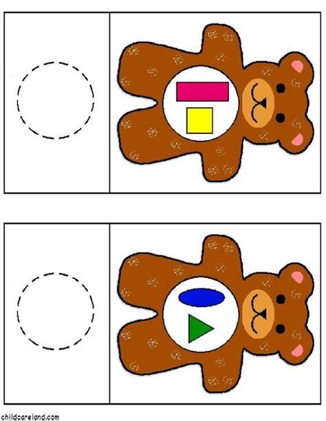 Одноклассники | Shapes preschool, Montessori activities, Teddy bear day
