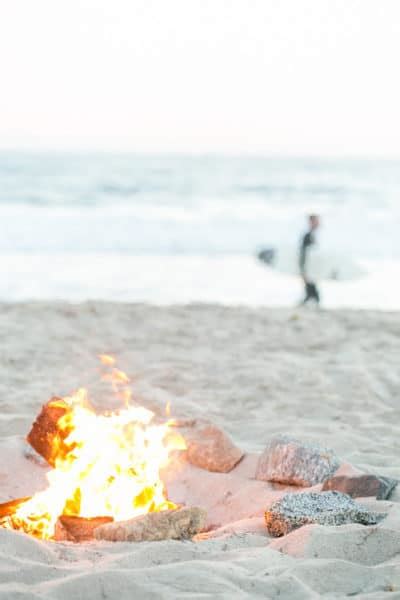 How to Host a Beach Bonfire - Sugar and Charm