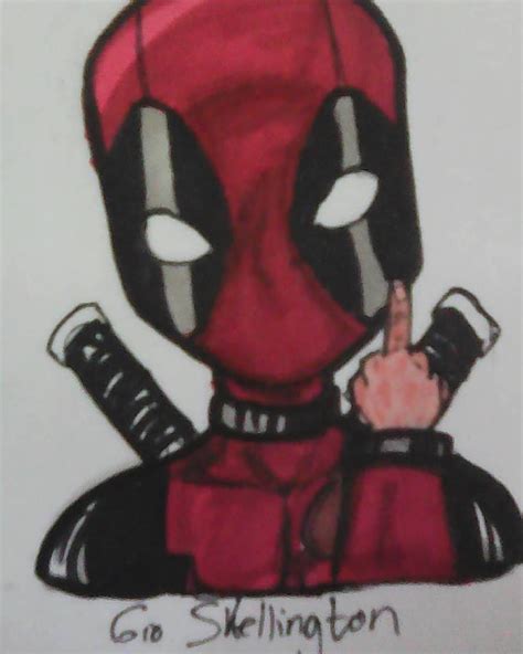 Deadpool baby hand by GioSkellington on DeviantArt