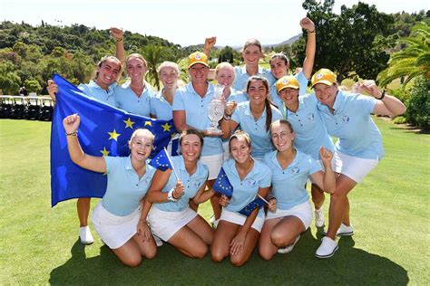 PING Junior Solheim Cup Team Europe Siegt Golftime De