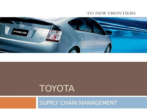 PPT Toyota Supply Chain DOKUMEN TIPS