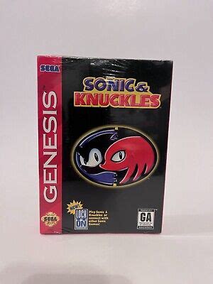 Sonic Knuckles Sega Genesis Factory Sealed