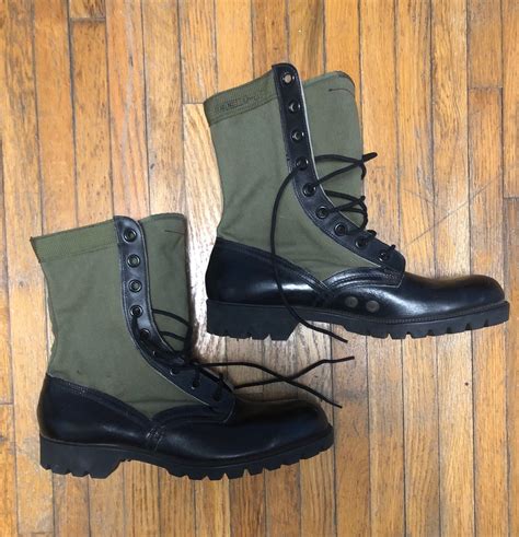 Vintage 1960s NOS Vietnam Era Combat Jungle Boots 9N Tropical Etsy