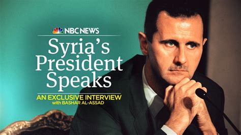 Watch Full Exclusive Interview With Syrian President Bashar Al-Assad ...