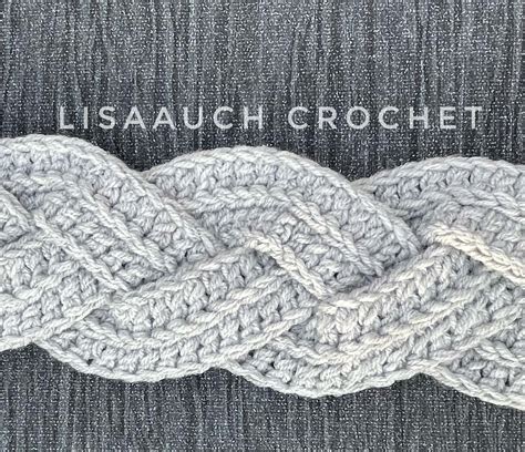 Crochet Braided Headband Pattern
