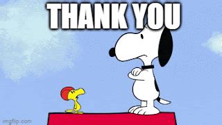 Snoopy thank you gif - Collection