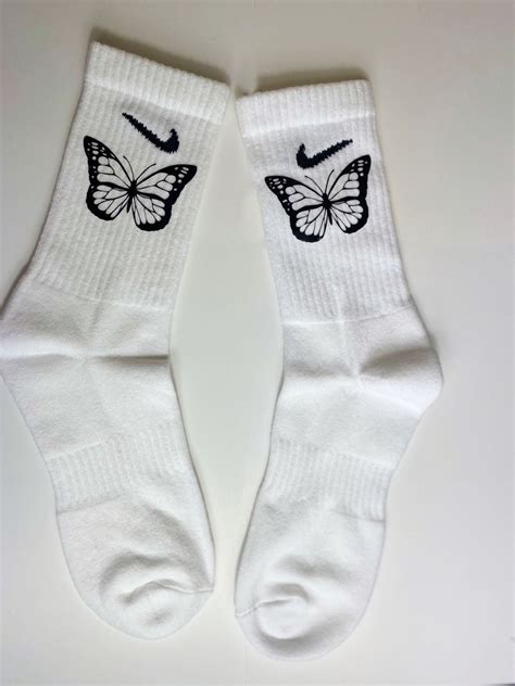 Summer Nike Socks Butterflysocks Custom Nike Socks Nike Crew Socks