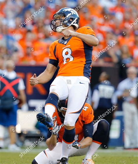 Denver Broncos Kicker Brandon Mcmanus 8 Editorial Stock Photo - Stock