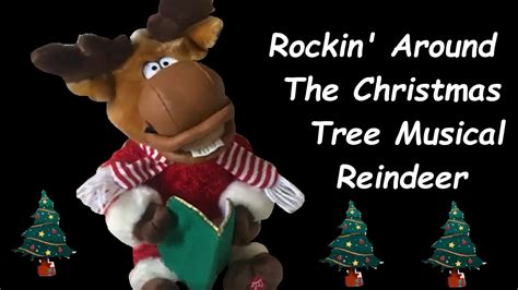 Rockin Around The Christmas Tree Musical Dancing Reindeer Soft Toy