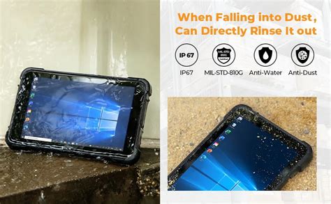 IRT04 Rugged Windows Tablet MUNBYN Scan