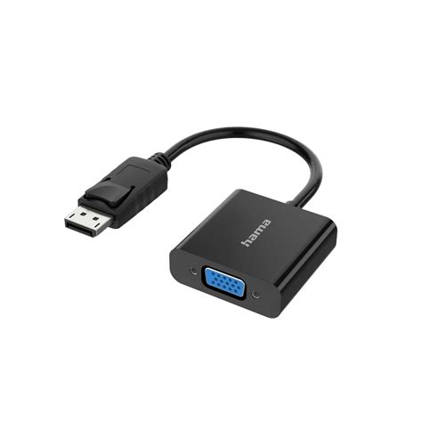 Adaptador Vídeo Displayport Machovga Hembra Full Hd 1080p Hama