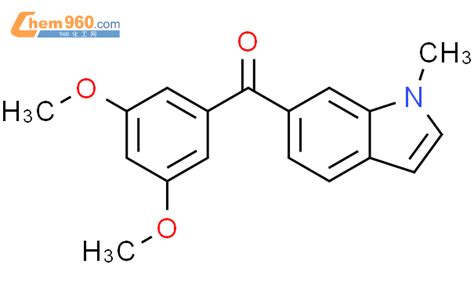 878495 88 6 METHANONE 3 5 DIMETHOXYPHENYL 1 METHYL 1H INDOL 6 YL