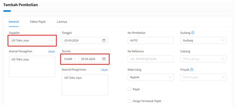 Membuat Invoice Pembelian Beserta Uang Muka Beecloud Bee Id