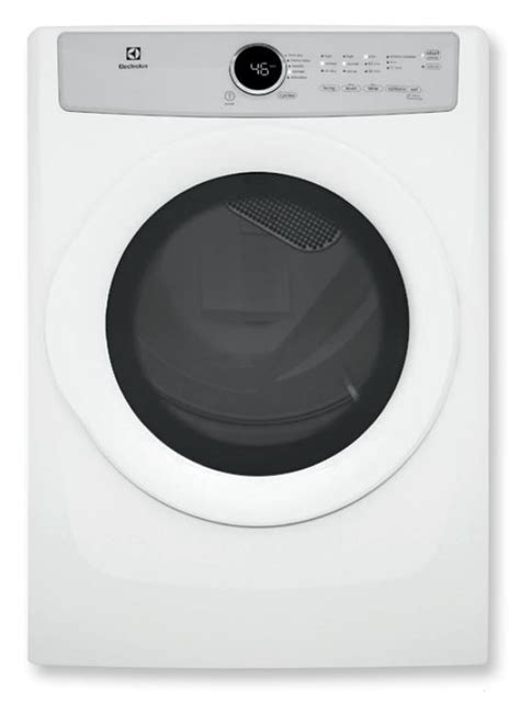 Electrolux EFDE317TIW 8 0 Cu Ft Front Load Electric Dryer White 240V