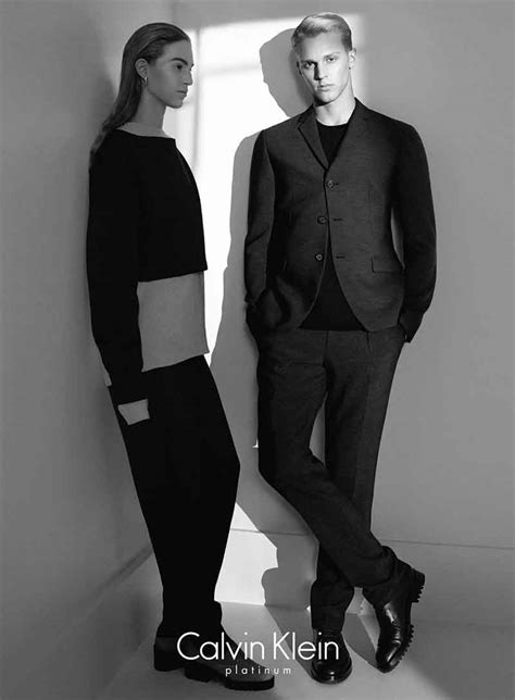 Lara Stone And Matt Terry Headline Calvin Klein Fall 2014 Global Ad