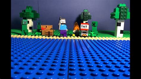 Lego Stop Motion Minecraft Survival Speedrun YouTube