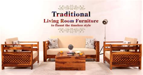 Traditional Living Room Furniture by WoodenStreet