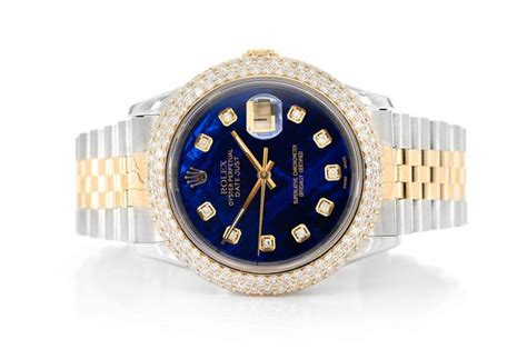 Icebox - Rolex Datejust 36MM 18k Yellow Gold & Steel (16233) - 3.00ctw Diamond Bezel