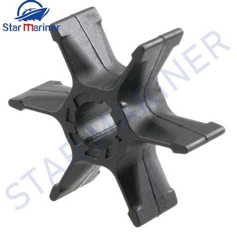 6F5 44352 Water Pump Impeller For Yamaha 2 Stroke 40HP Outboard Engine