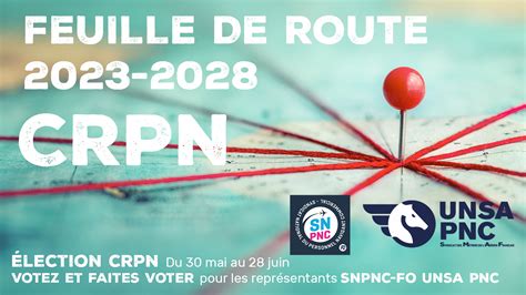 Élection CRPN Notre feuille de route SNPNC FO