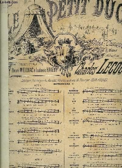 Le Petit Duc By Lecocq Charles Halevy L Meilhac H Sheet Music