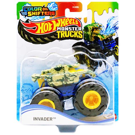 Đồ Chơi Mô Hình Siêu Xe Tải Quái Vật Monster Trucks Đổi Màu Hot Wheel FAHASA