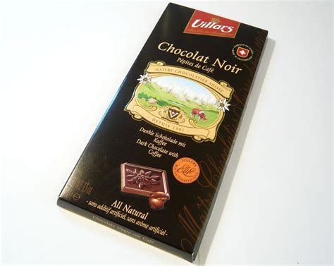 Villars Dark Chocolate With Coffee...2 squares a day keeps the doctor ...