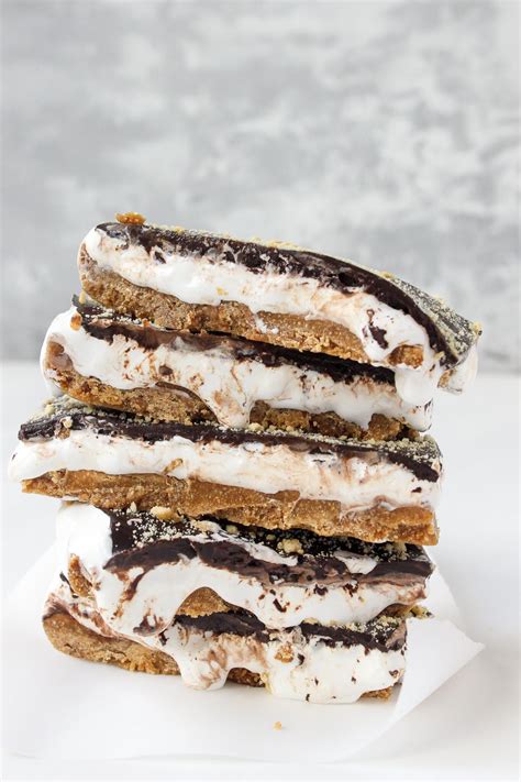 No Bake Frozen Smores Bars Wry Toast Desserts For A Crowd Small