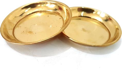 Conjunto De Pure Placa De Lat N Para Bhog Prasad Arti Vraja