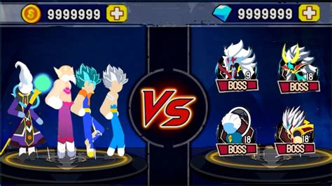 Stickman Warriors Story Mode Hearts Whis Vs Grand Priest Beerus