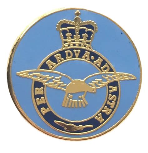 Royal Air Force Raf Round Crest Military Badge And Royal Air Etsy