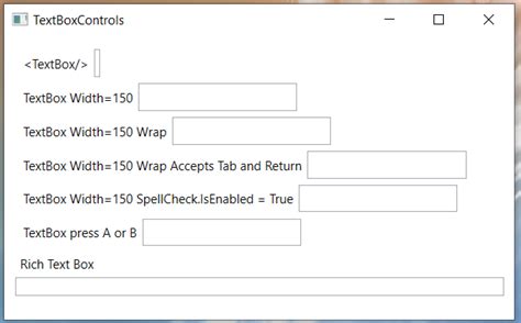 Wpf Textbox Control Begincodingnow