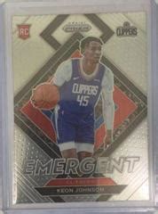 Keon Johnson 6 Prices 2021 Panini Prizm Emergent Basketball Cards