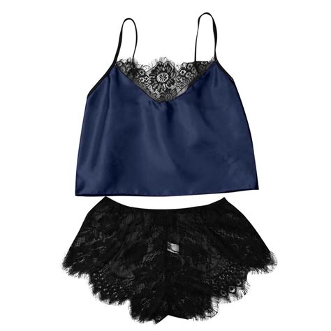GuessLookry Great Womens Sexy Women Lingerie Lace Satin Temptation Babydoll Underwear Camis