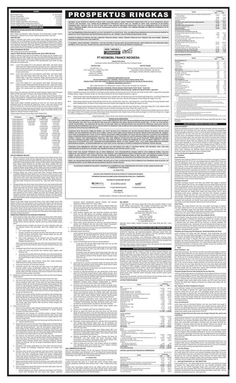 Prospektus Indomobil Finance Indonesia 20 Juni 2022 - Dataindonesia.id