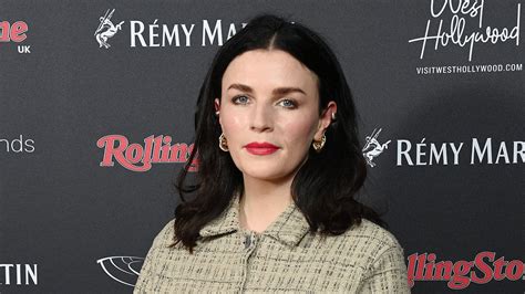 Aisling Bea Puts On A Very Leggy Display In A Chic Tweed Mini Skirt And Blazer As She Graces The