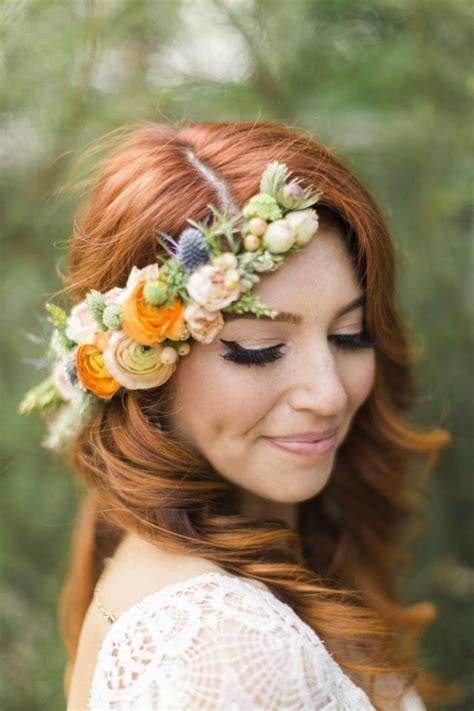 This Gorgeous Redhead Has A Beautiful Bohemian Look That Matches Her