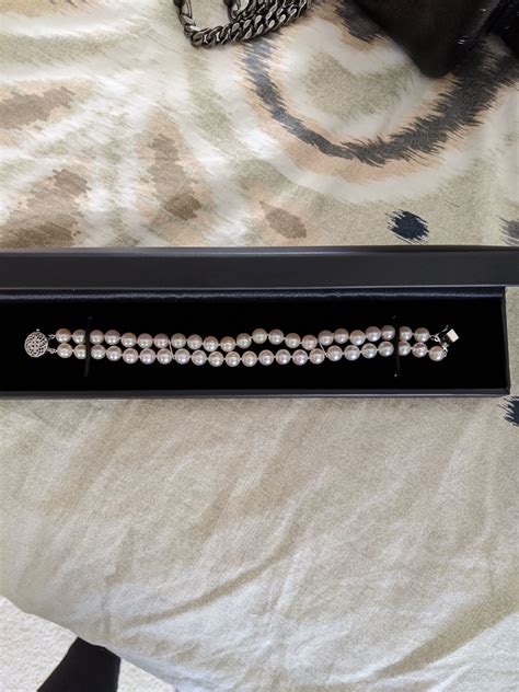 Fink's Double Stranded Akoya Pearl Bracelet | Akoya pearls, Pearl