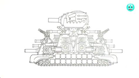 How To Draw A Cartoon Kv M Homeanimatones Cartoon About Tanks Youtube